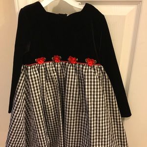 Velvet holiday dress